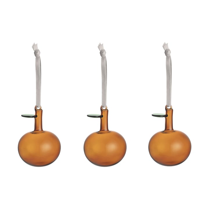 イッタラ ガラスアップル  3個 - Brown - Iittala | イッタラ