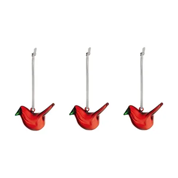 イッタラ ガラスバード 3個 - Red - Iittala | イッタラ
