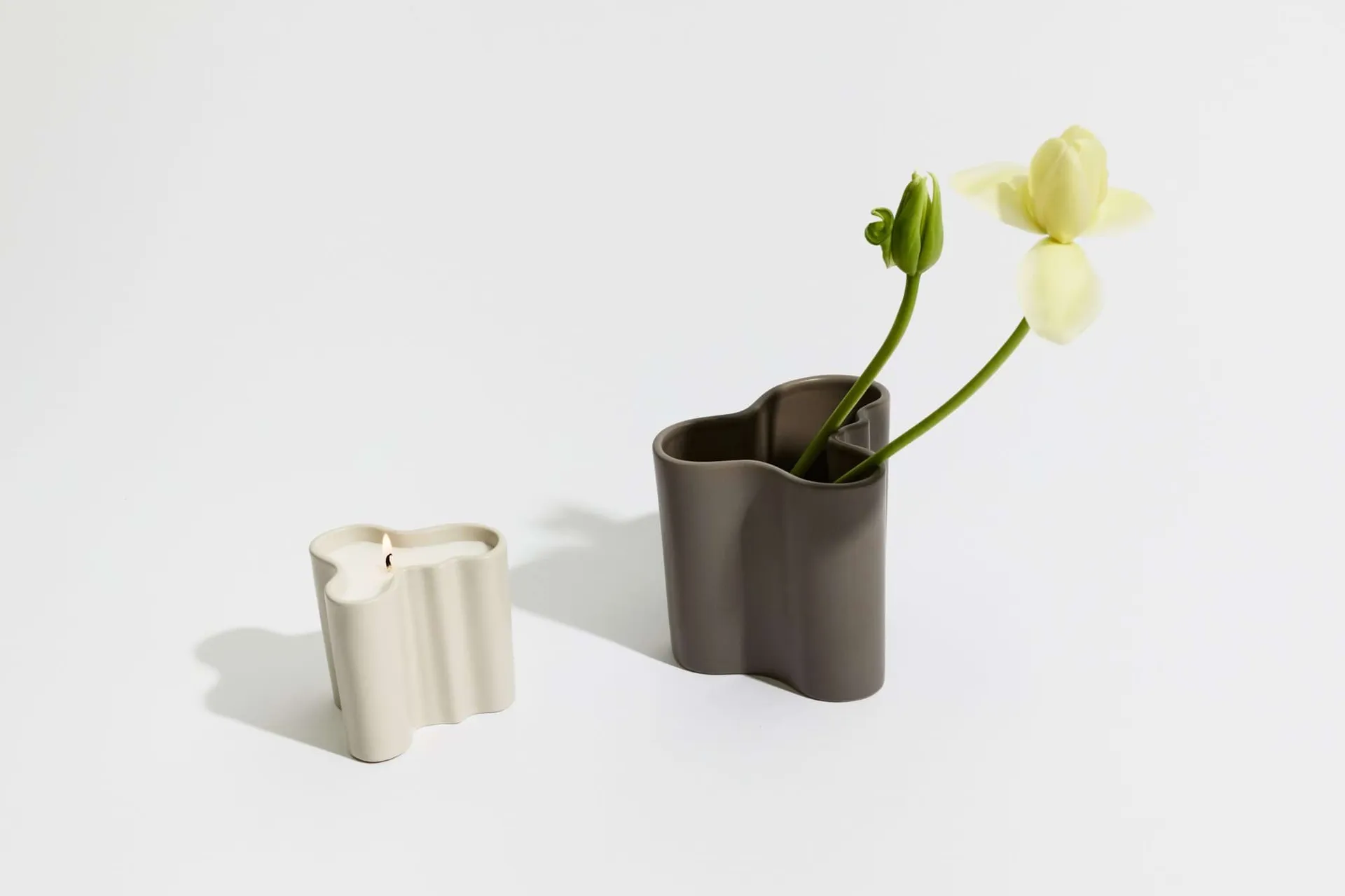 Aalto キャンドル 11 cm, Ash Iittala | イッタラ