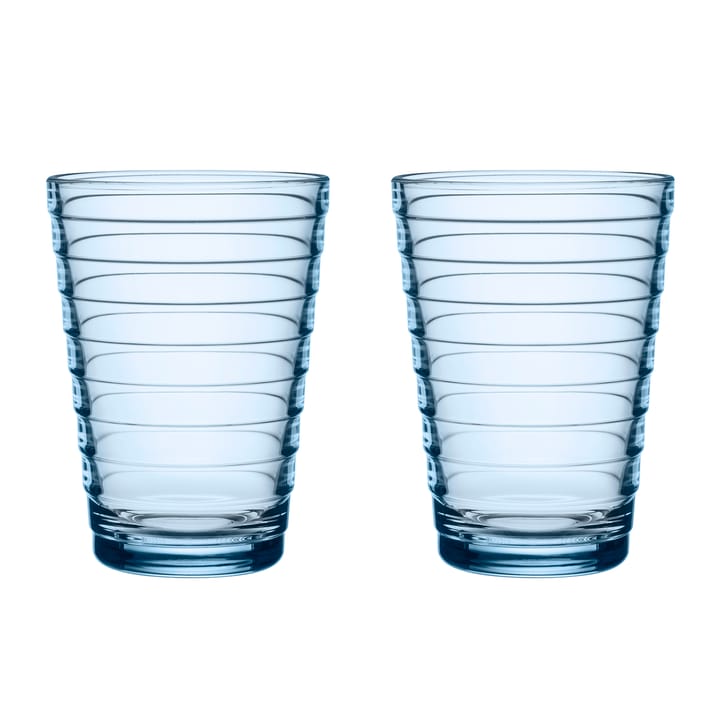 Aino Aalto drinks グラス 33 cl 2パック - aqua - Iittala | イッタラ