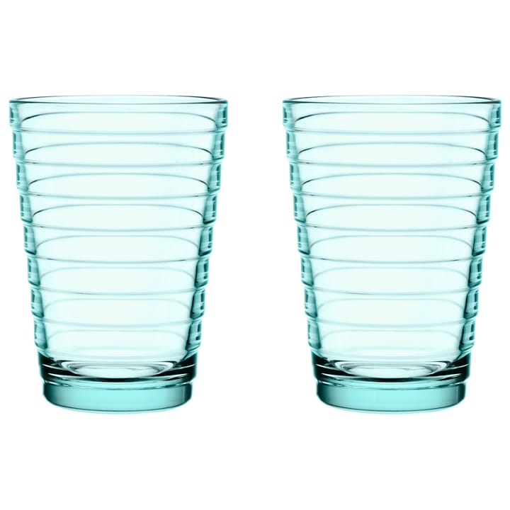 Aino Aalto drinks グラス 33 cl 2パック - water green - Iittala | イッタラ