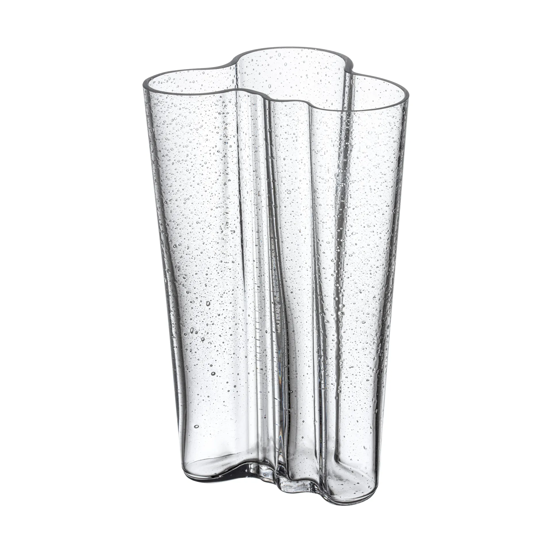 Alvar Aalto ベース 200 mm, Bubble glass clear, anniversary edition Iittala | イッタラ