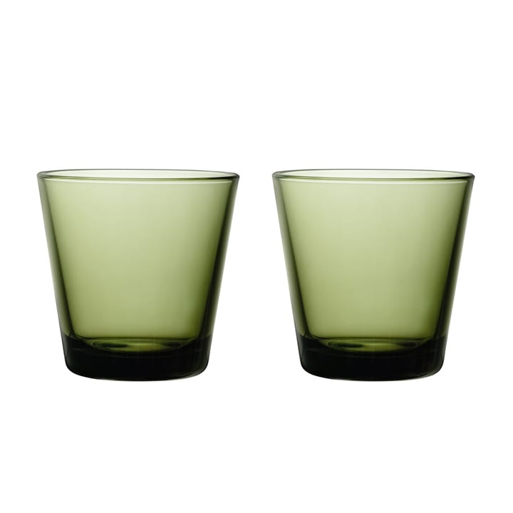 Kartio/カルティオ タンブラー 21 cl 2パック - moss green - Iittala | イッタラ