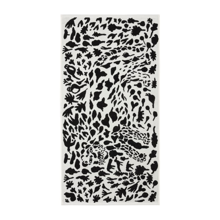 Oiva Toikka/オイバ・トイッカ チーター バスタオル 70x140 cm - Black-white - Iittala | イッタラ