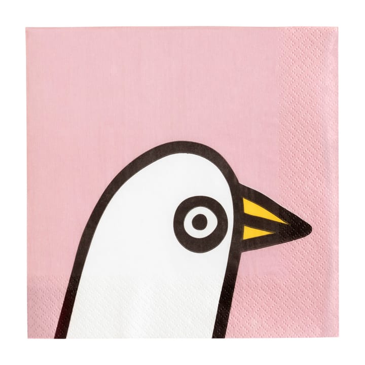 Oiva Toikka/オイバ・トイッカ Birdie ナプキン 20パック - Pink - Iittala | イッタラ
