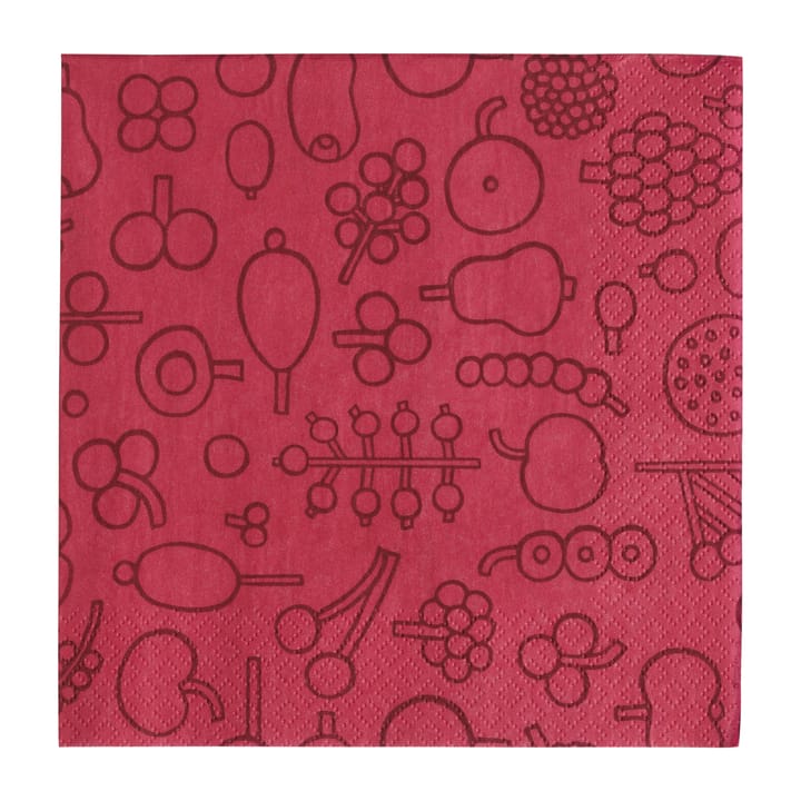 Oiva Toikka Frutta オイバ トイッカ フルッタ ナプキン 20枚 - Red - Iittala | イッタラ