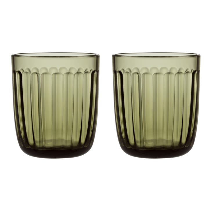 Raami/ラーミ drinks グラス 2- pack - moss green - Iittala | イッタラ