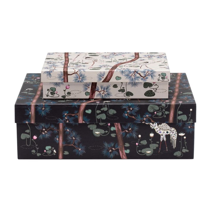 Taika / 収納ボックス 15周年 2個セット - Black-white - Iittala | イッタラ