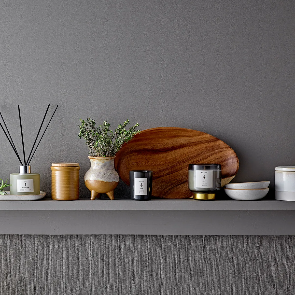 SEASONAL 香り付き キャンドル 3パック, 75 g Illume x Bloomingville