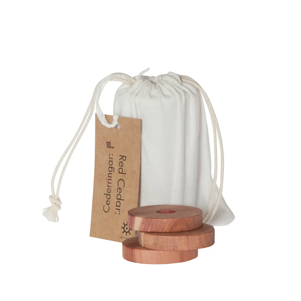 Iris シダーウッドリング, Cedar wood, 10 rings Iris Hantverk | イリス ハントバーク