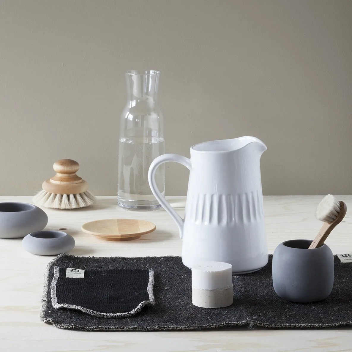 Iris Hantverk バスブラシ ノブ付き, birch Iris Hantverk | イリス ハントバーク