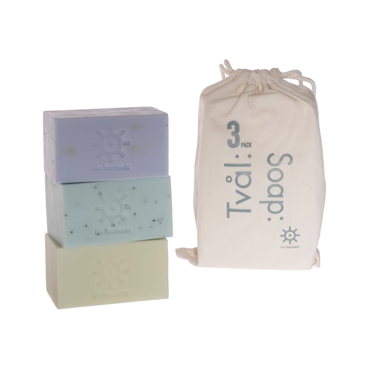 Iris hantverk soap 3パック - lemon grass-poppy seed-lavender - Iris Hantverk | イリス ハントバーク