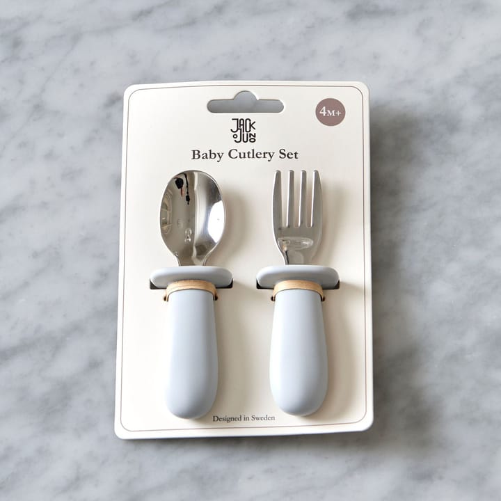 Baby カトラリーセット 2ピース, Glacier grey Jack o Juno