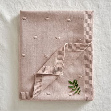 Bubble ニット ベビーブランケット 80x100 cm - Dusty pink - Jack o Juno