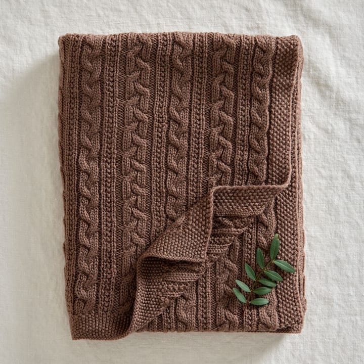 Knitted merinoウール ベビーブランケット 80x100 cm, Cookie Jack o Juno