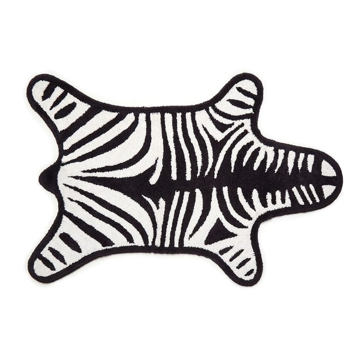 Zebra print バスルームラグ - Black - Jonathan Adler | ジョナサン アドラー