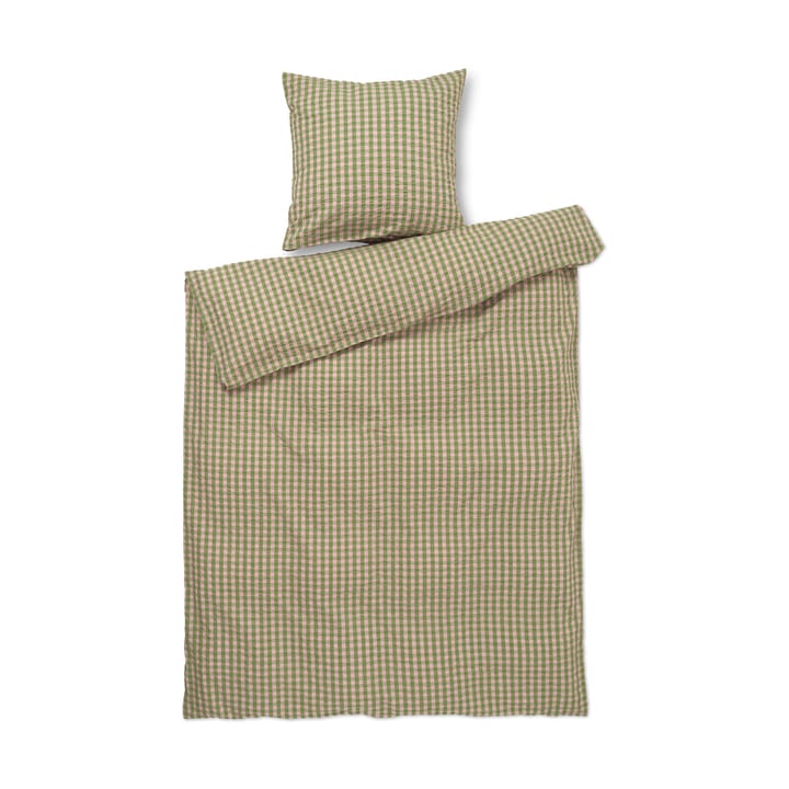 BækandBølge ベッドセット 150x210 cm - Green-light pink - Juna | �ジュナ