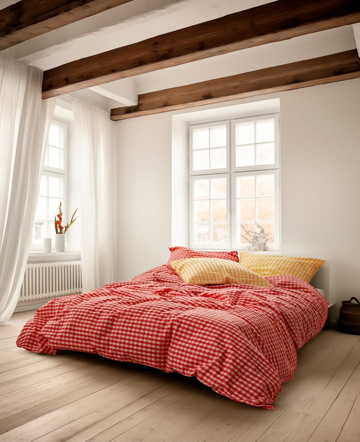 BækandBølge ベッドセット 150x210 cm, Red-yellow Juna | ジュナ