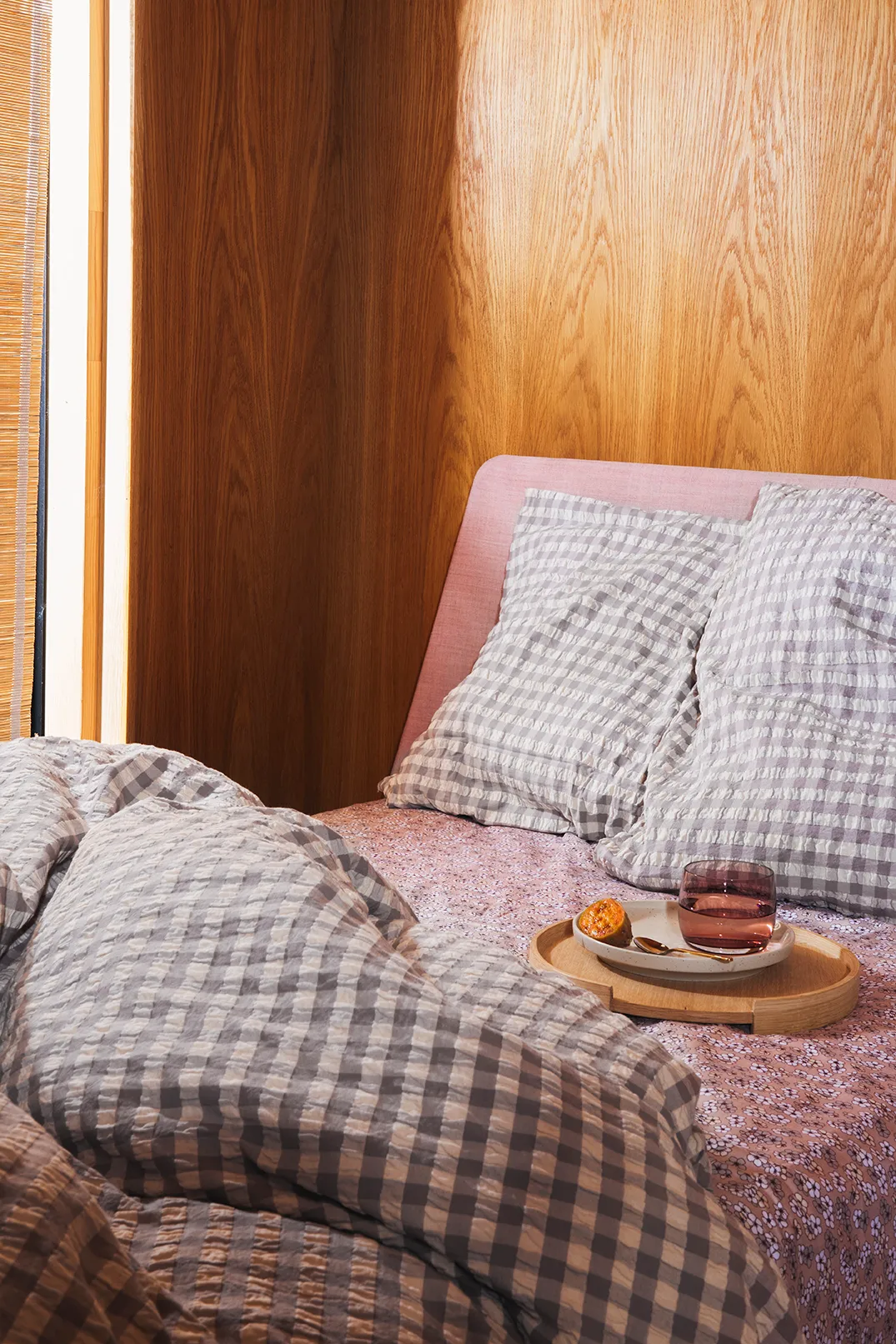 BækandBølge ピローケース 50x60 cm, grey-birch Juna | ジュナ