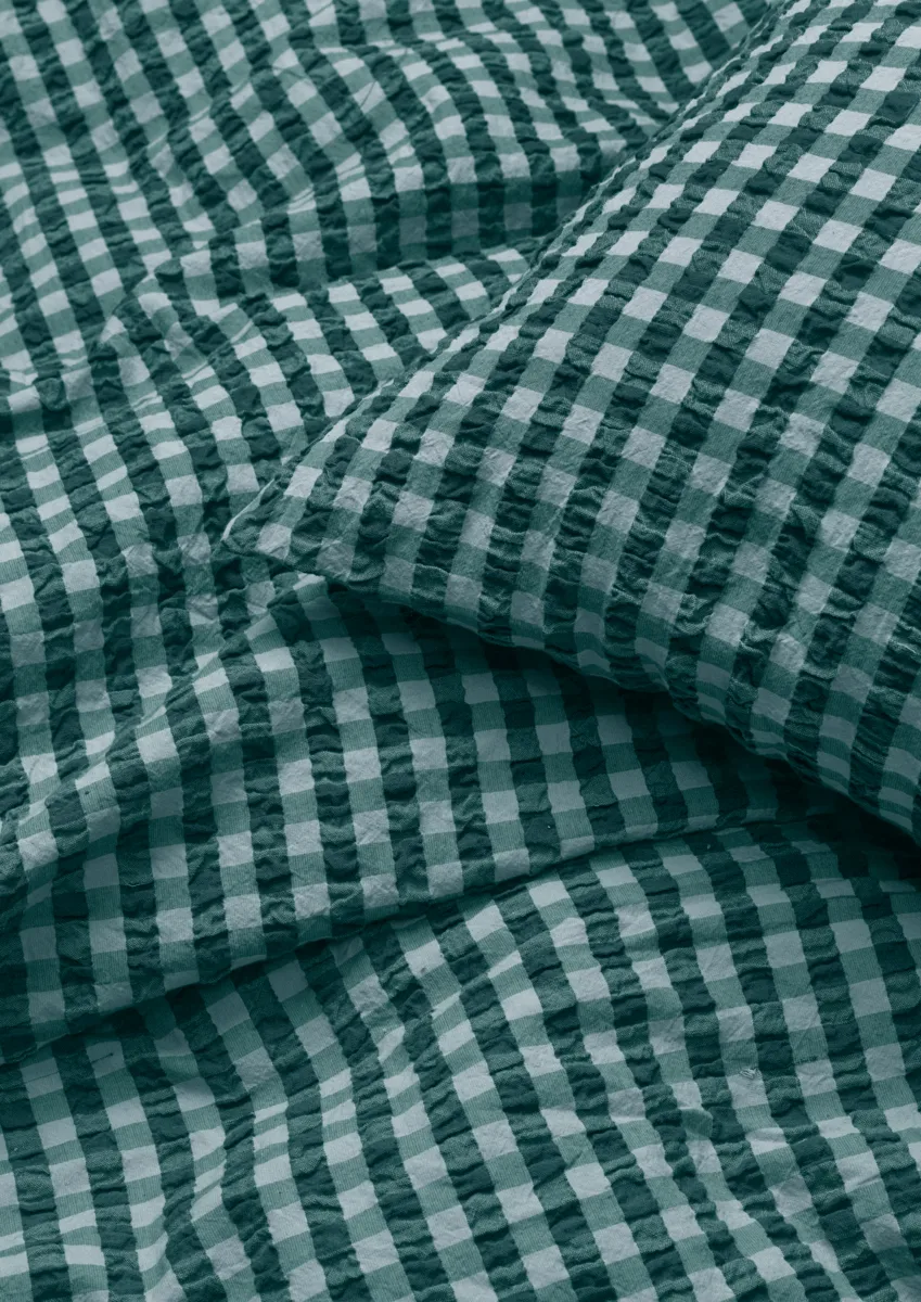 Bæk&Bølge 寝具セット 140x200 cm, Green-Light Blue Juna | ジュナ
