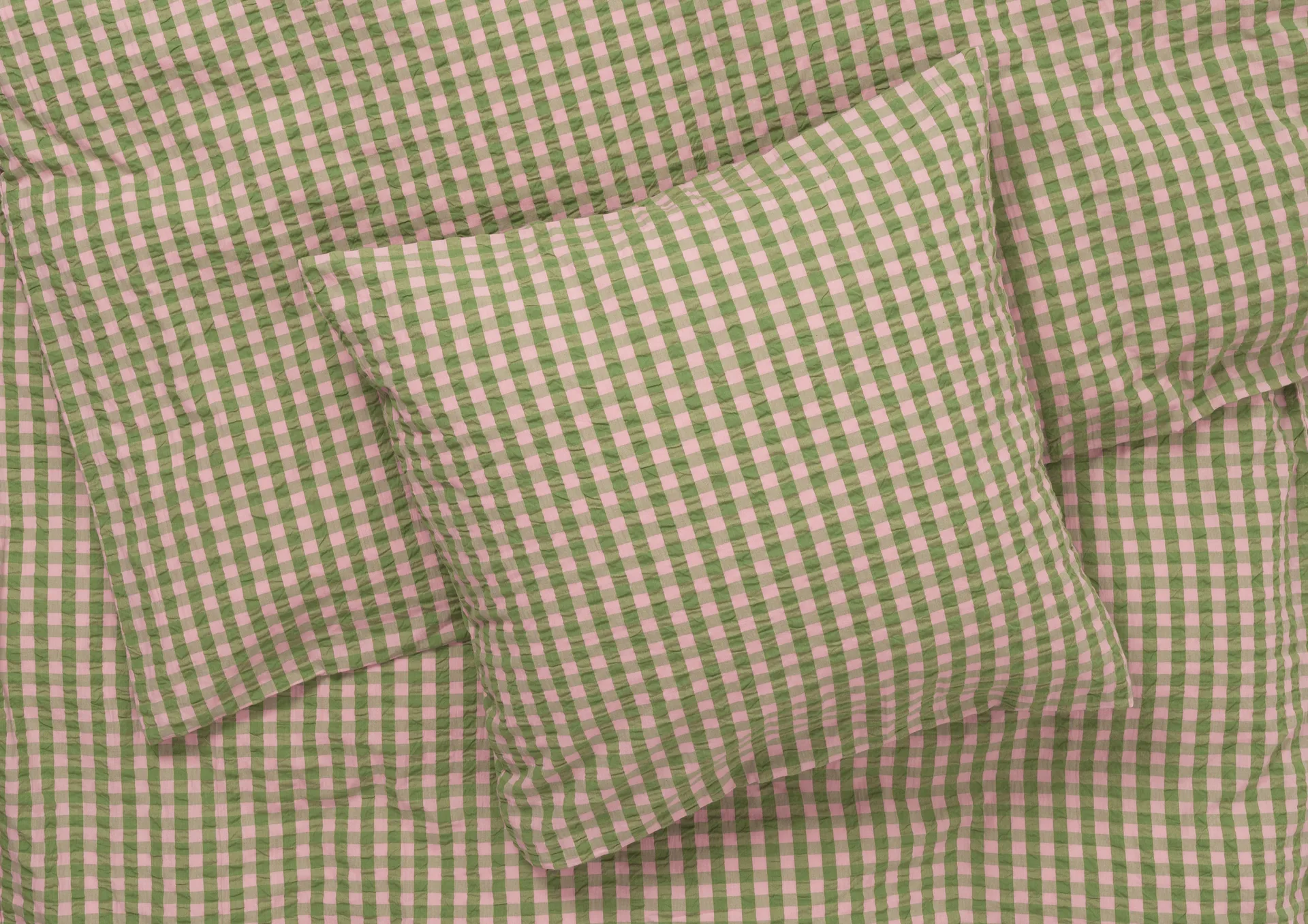 Bæk&Bølge ベッドセット 140x220 cm, Green-light pink Juna | ジュナ
