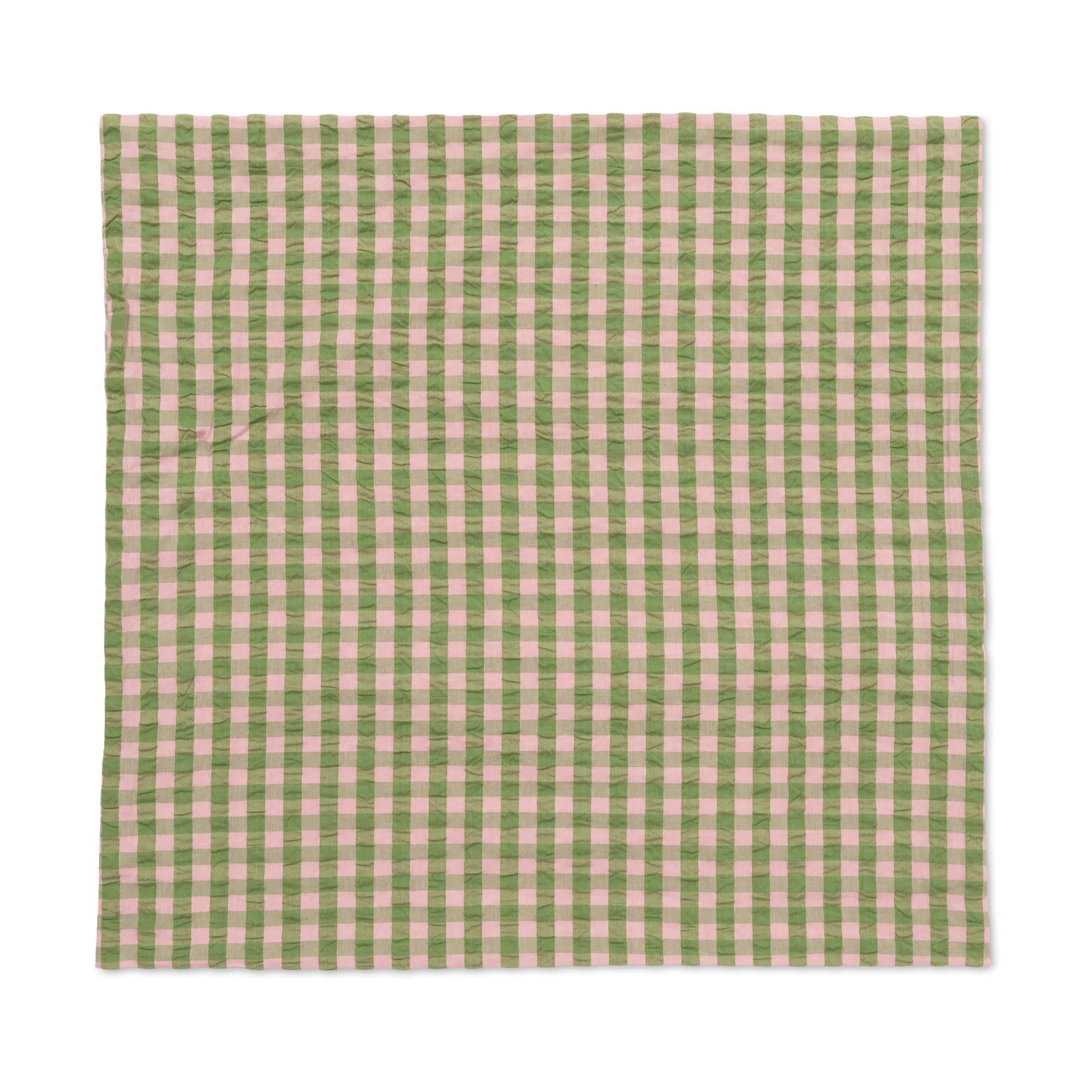 Bæk&Bølge 枕カバー 60x63 cm, Green-light pink Juna | ジュナ