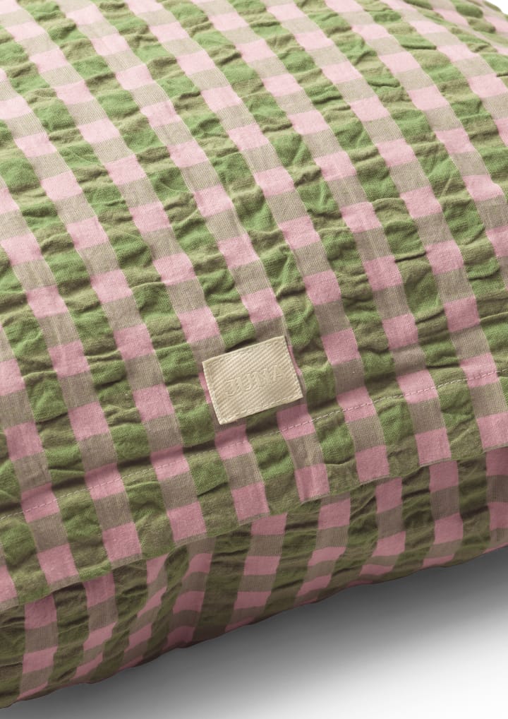 Bæk&Bølge 枕カバー 60x63 cm, Green-light pink Juna | ジュナ