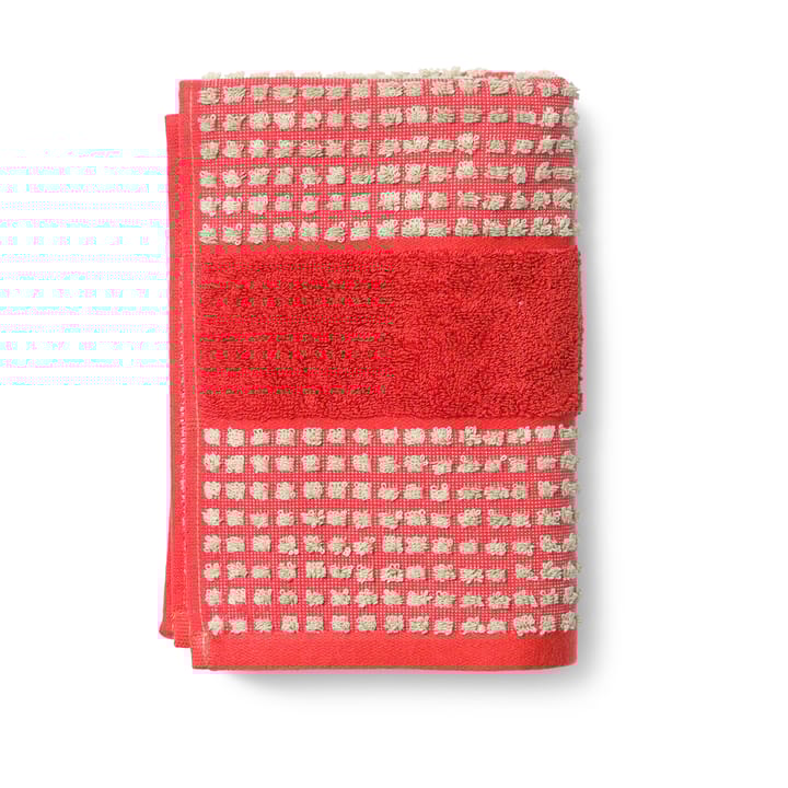 Check タオル 50x100 cm, Red-sand Juna | ジュナ