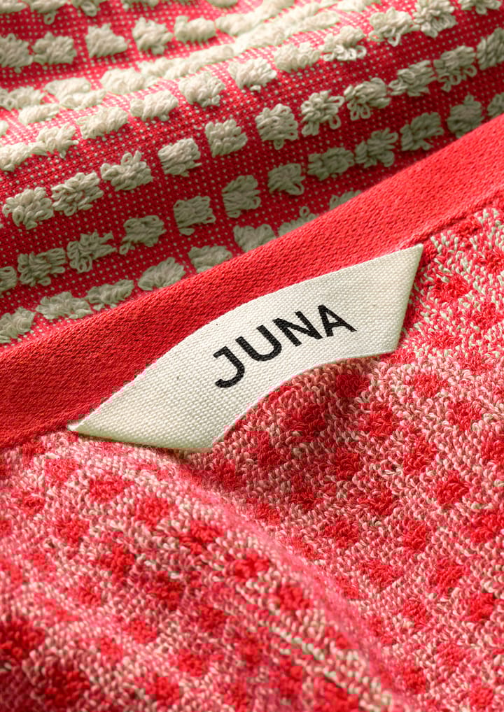 Check タオル 50x100 cm, Red-sand Juna | ジュナ