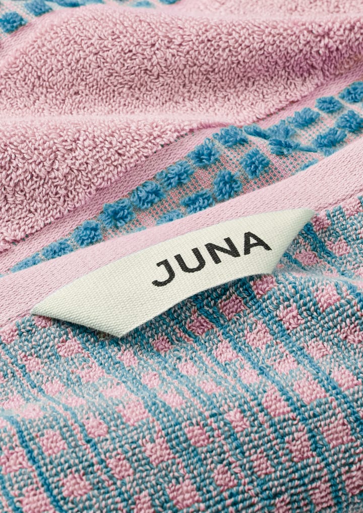 Check タオル 70x140 cm - Soft pink-blue - Juna | ジュナ