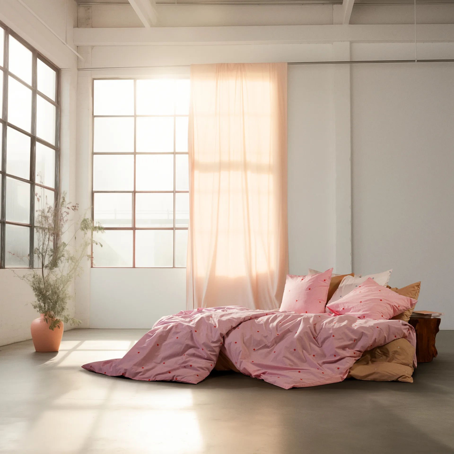 Daisy 寝具セット150x210 cm, Pink-red Juna | ジュナ