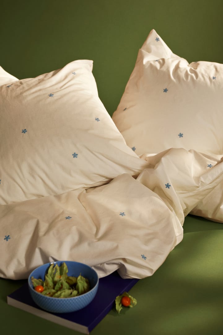 Daisy 寝具セット 220x220 cm, White-light blue Juna | ジュナ
