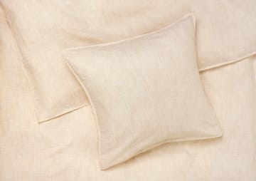 Monochrome Lines 寝具セット 150x210 cm - Ochre-white - Juna | ジュナ