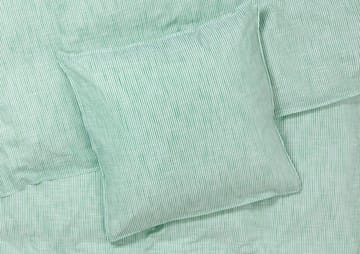 Monochrome Lines 寝具セット 220x220 cm - Green-white - Juna | �ジュナ