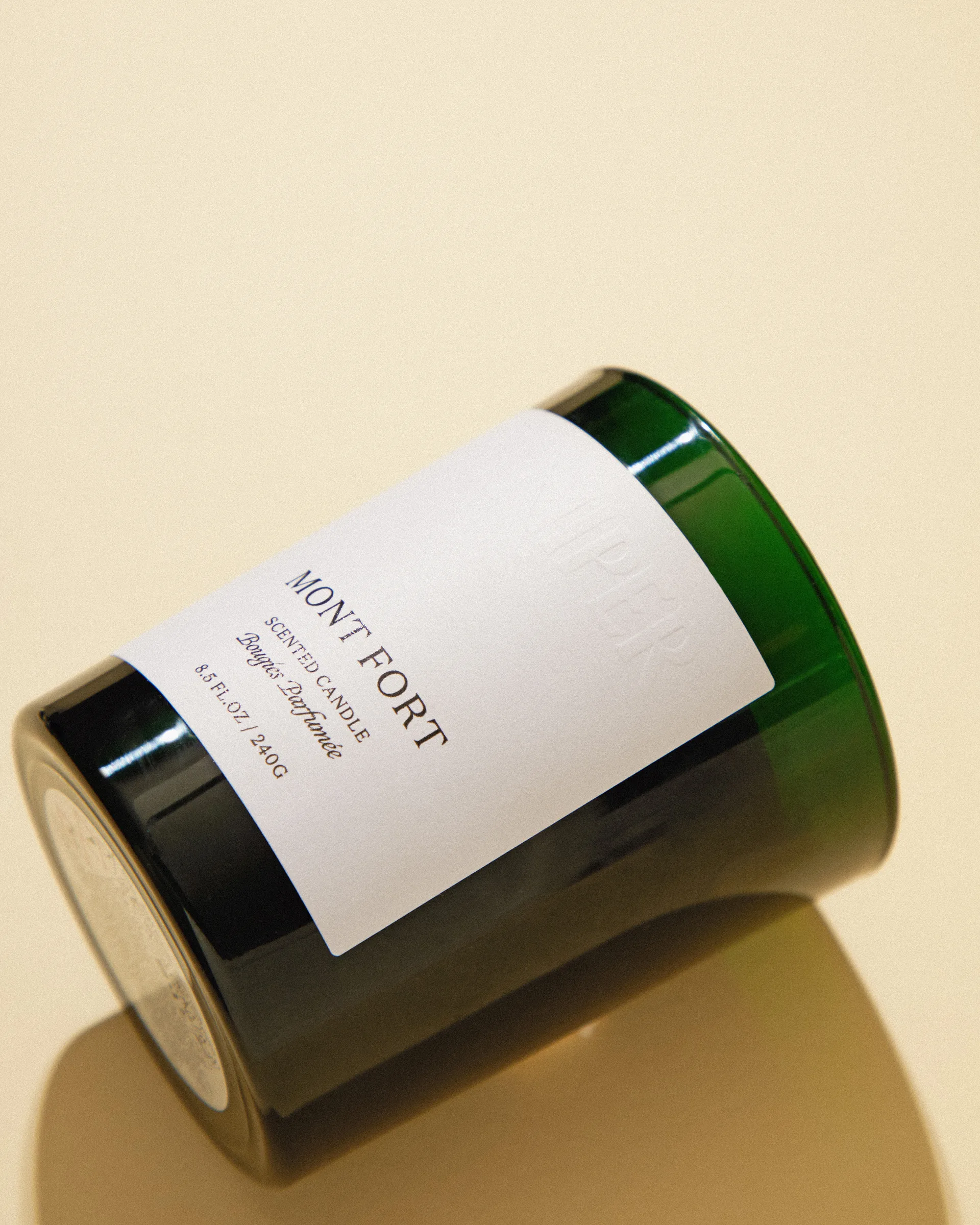 Mont fort アロマキャンドル, 240 gr Juniper