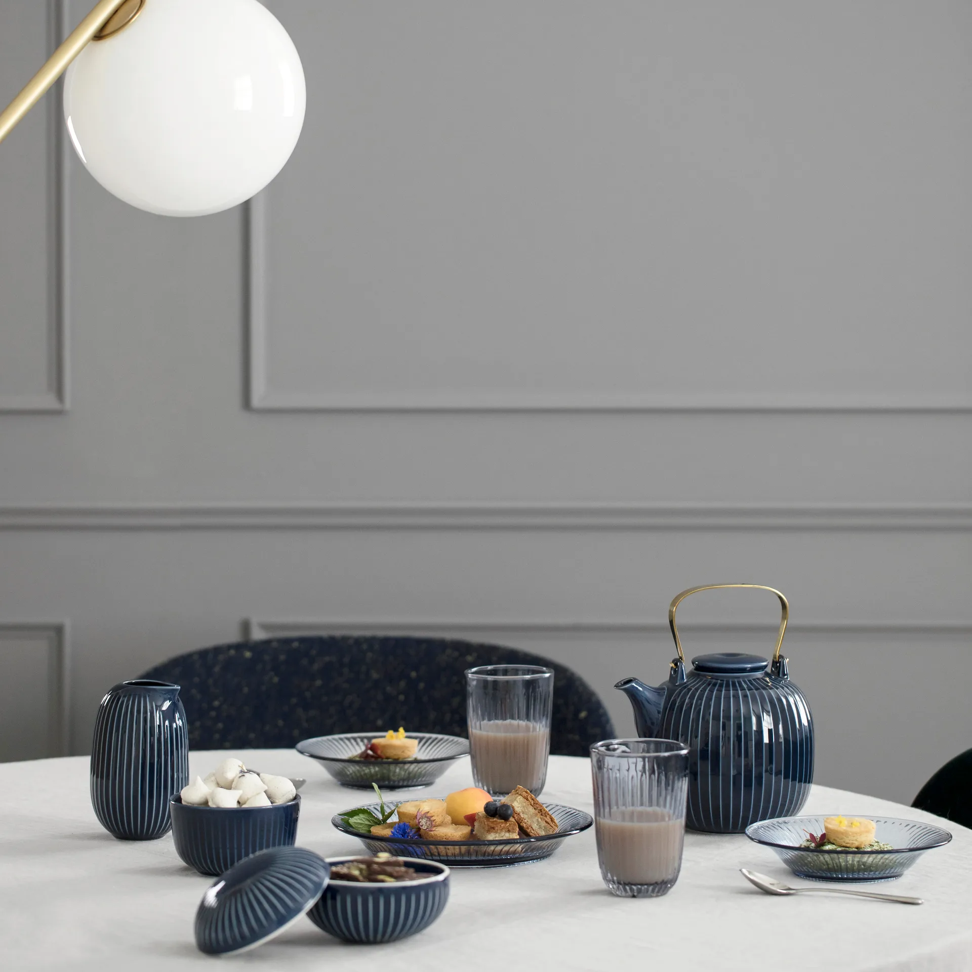 ハンマースホイ ボウル Ø12 cm, indigo Kähler | ケーラー