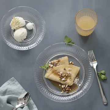 ハンマースホイ グラス プレート Ø17 cm - clear - Kähler | ケーラー