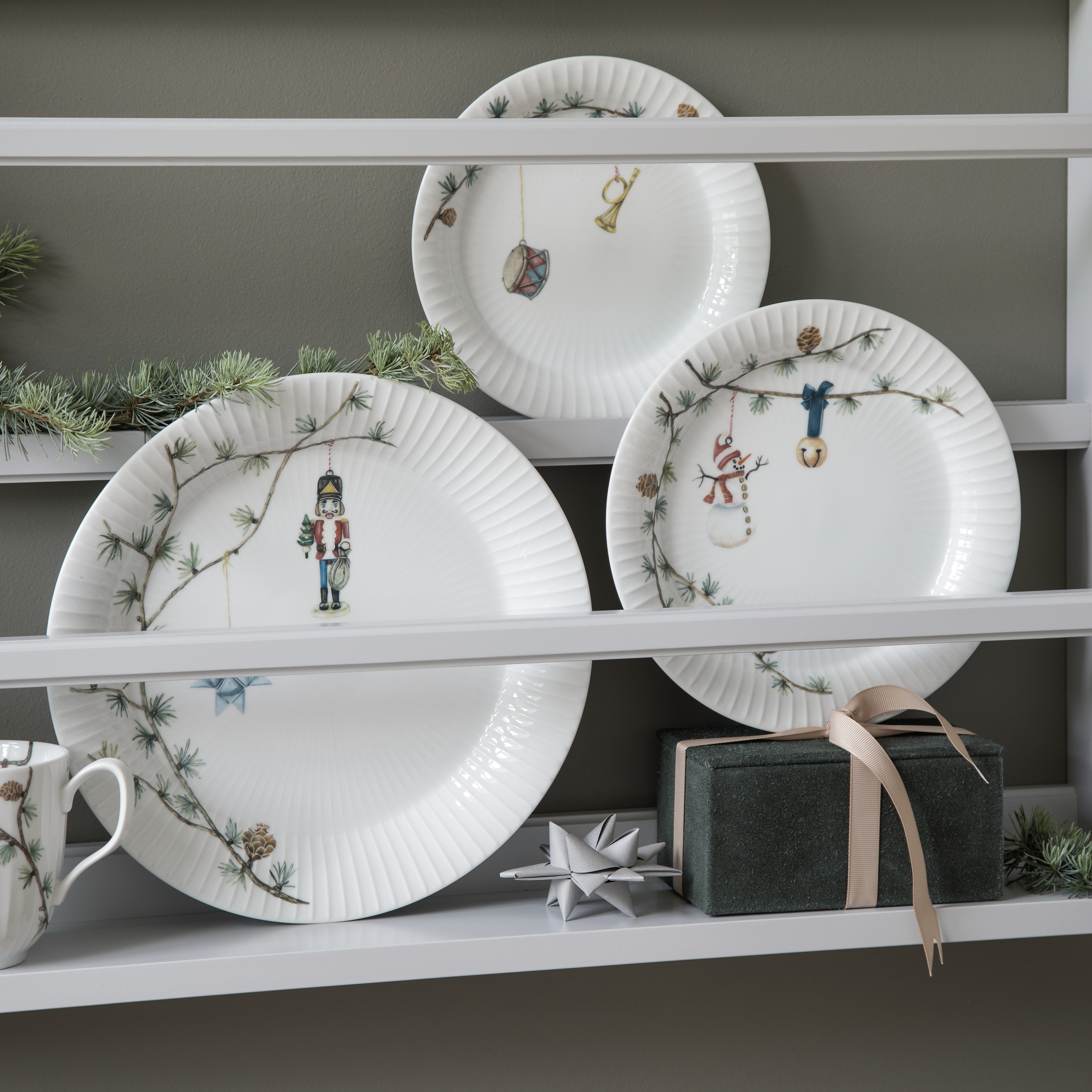 送料無料　KAHLER ケーラー ベース ハンマースホイ クリスマス 新品 ケーラー ハンマースホイ 花瓶 ベース クリスマス 限定 S