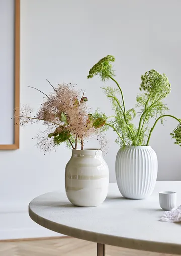 ハンマースホイ 花瓶 - ホワイト, ミディアム 21 cm - Kähler | ケーラー