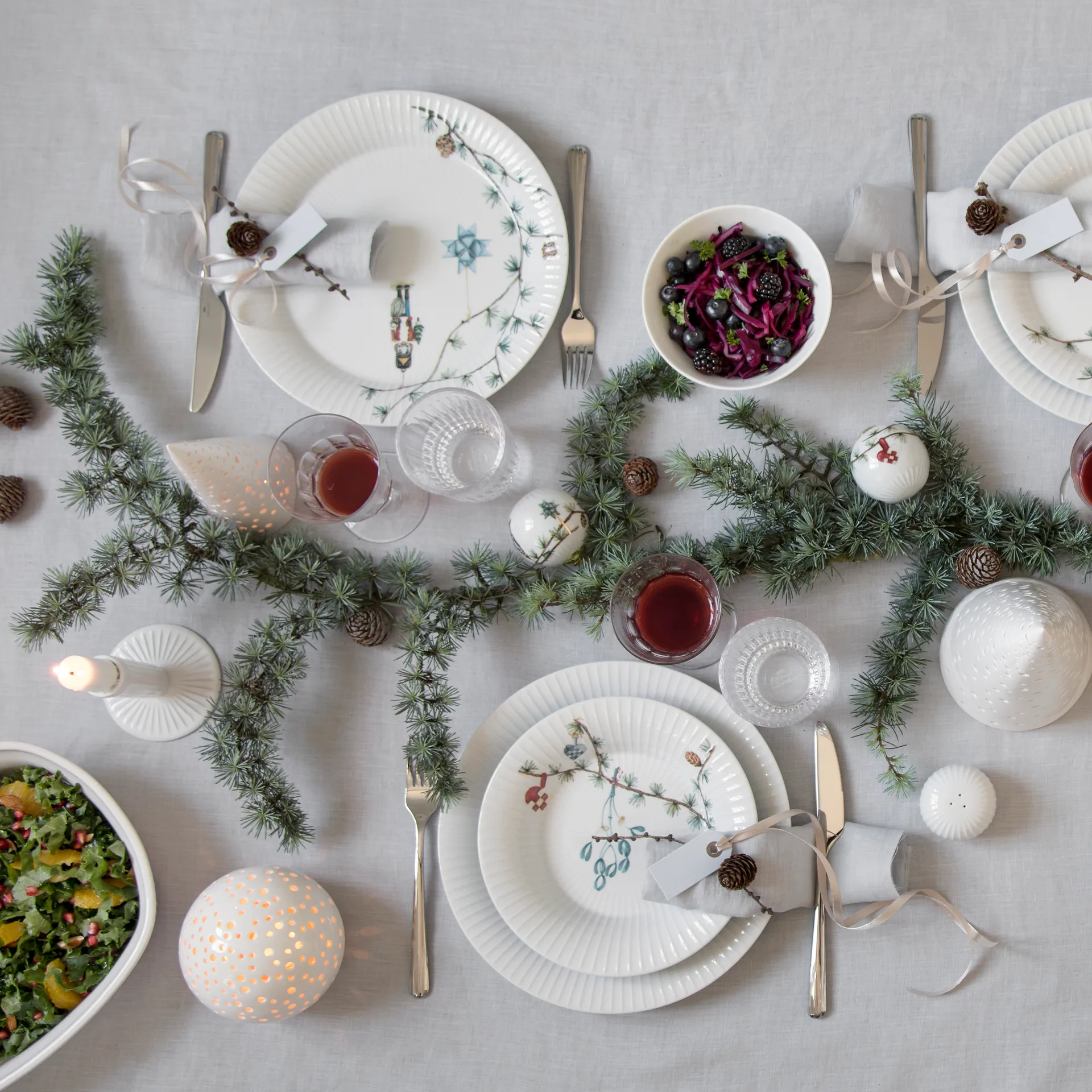 ハンマースホイ クリスマス ディーププレート, 21 cm Kähler | ケーラー