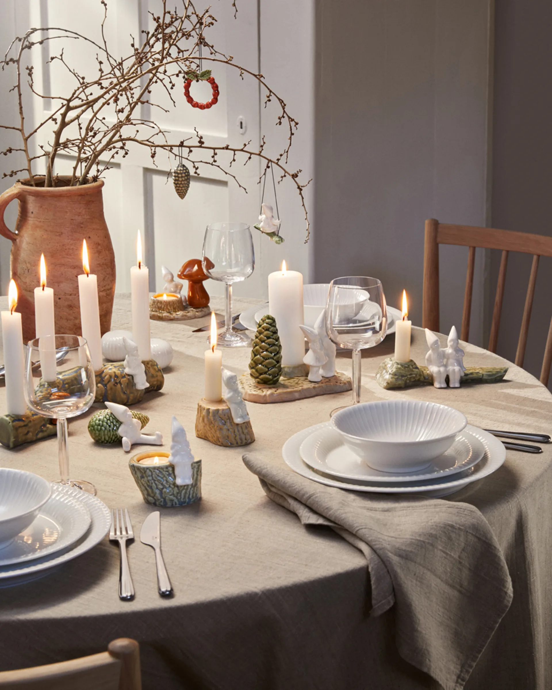 クリスマスオーナメント リース 7 cm, Red Kähler | ケーラー