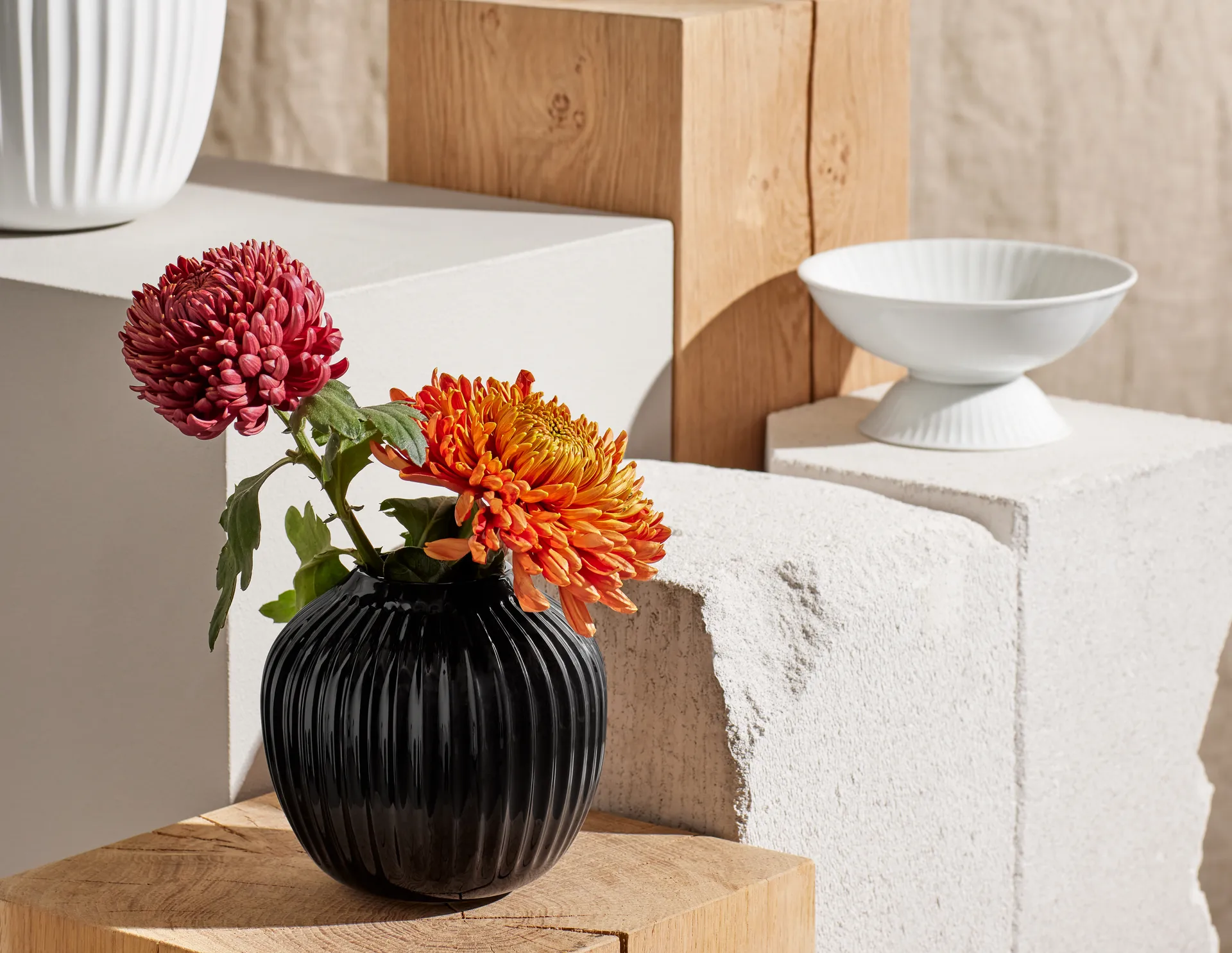 ハンマースホイ 花瓶 スモール, Black Kähler | ケーラー
