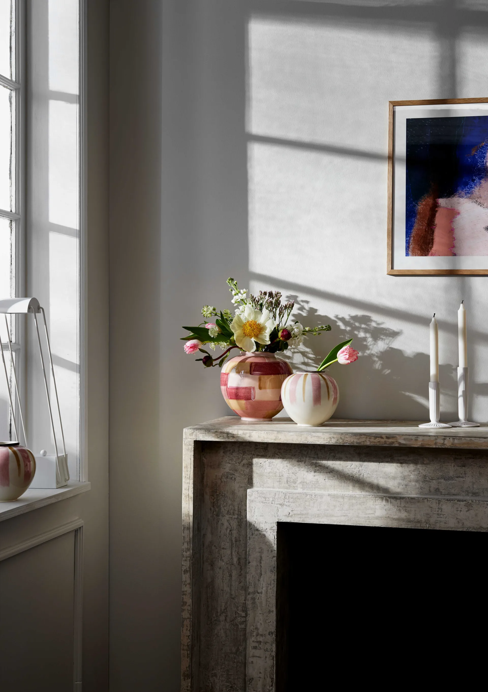 Can花瓶 花瓶 20 cm, Pink-brown Kähler | ケーラー