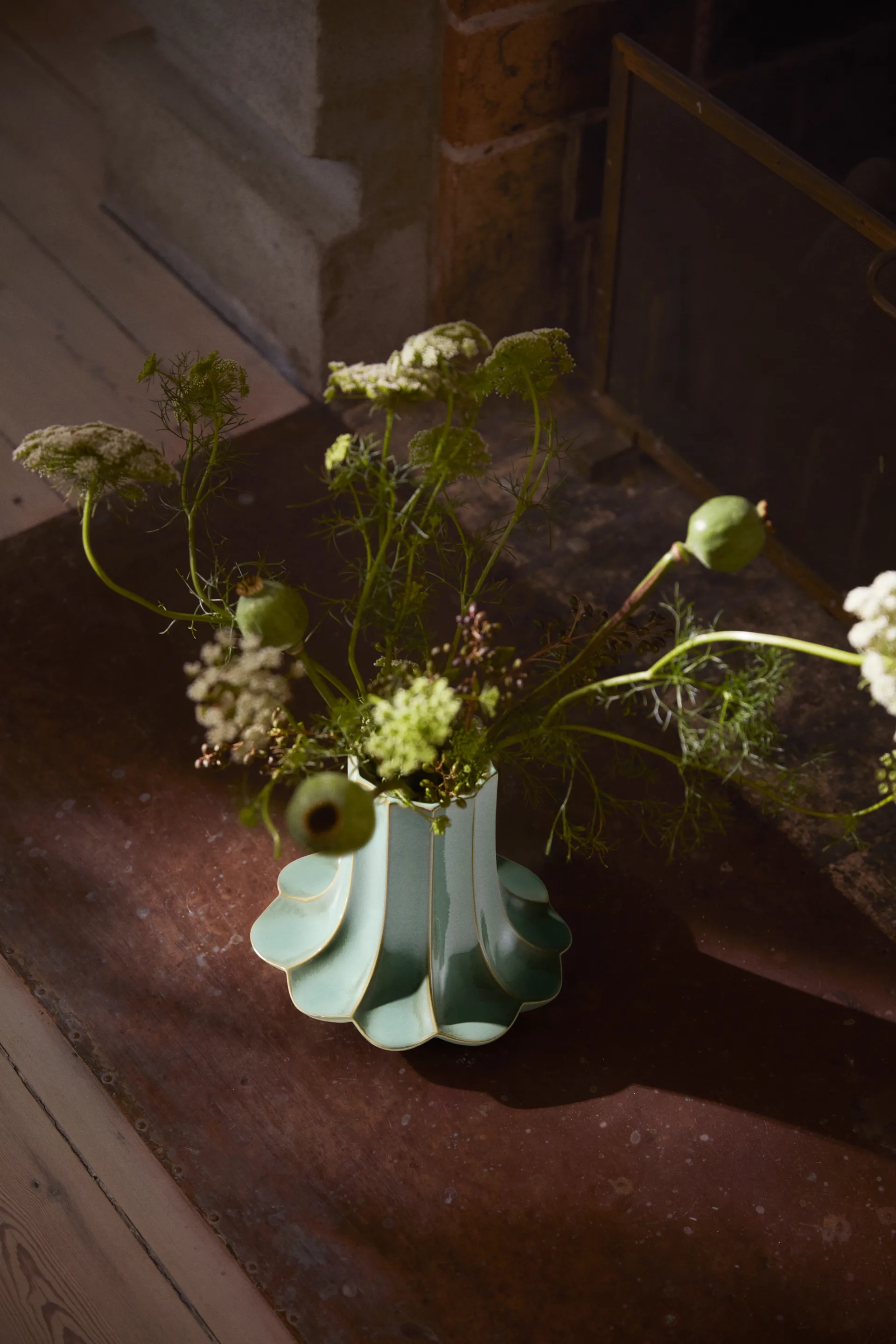 Chanterelle ベース, Green, 20.5 cm Kähler | ケーラー