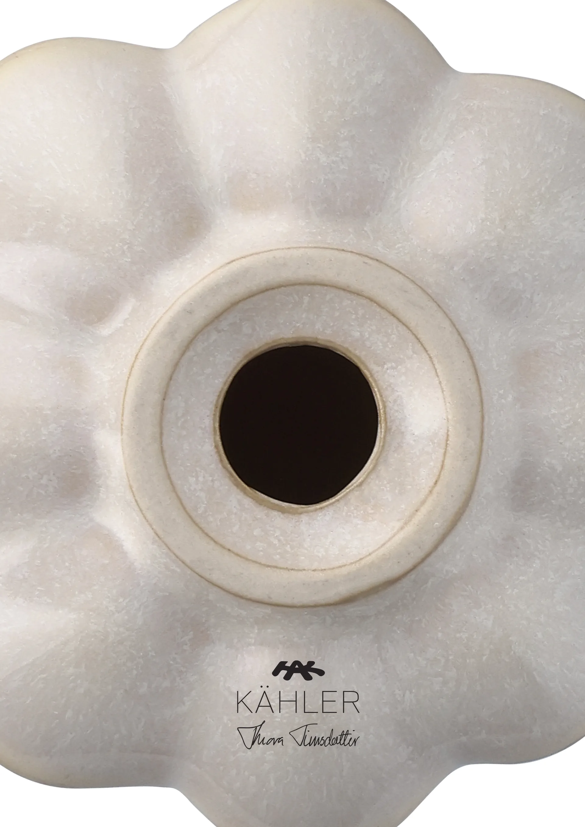 Chanterelle キャンドルホルダー, Sand, 10 cm Kähler | ケーラー