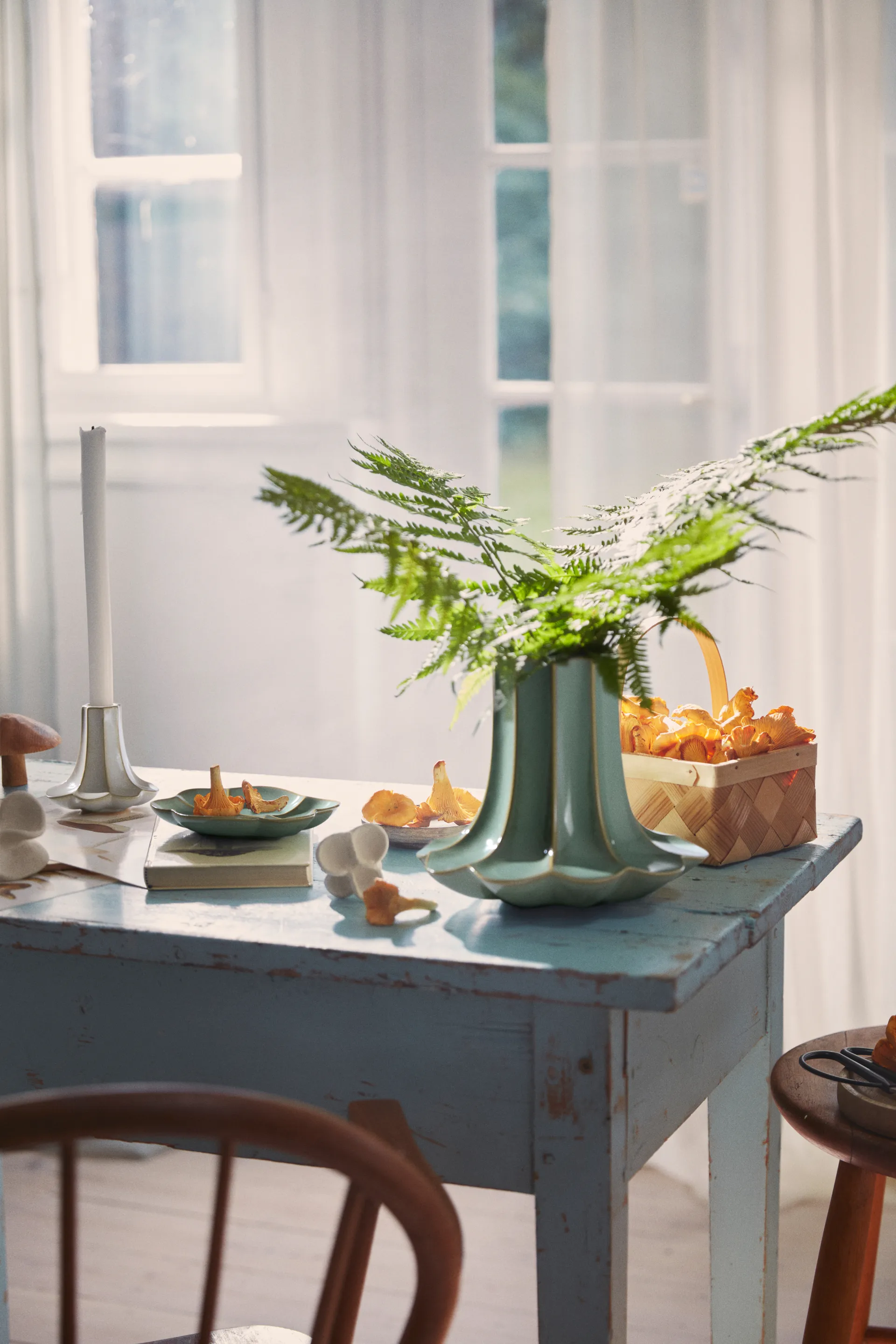 Chanterelle キャンドルホルダー, Sand, 10 cm Kähler | ケーラー