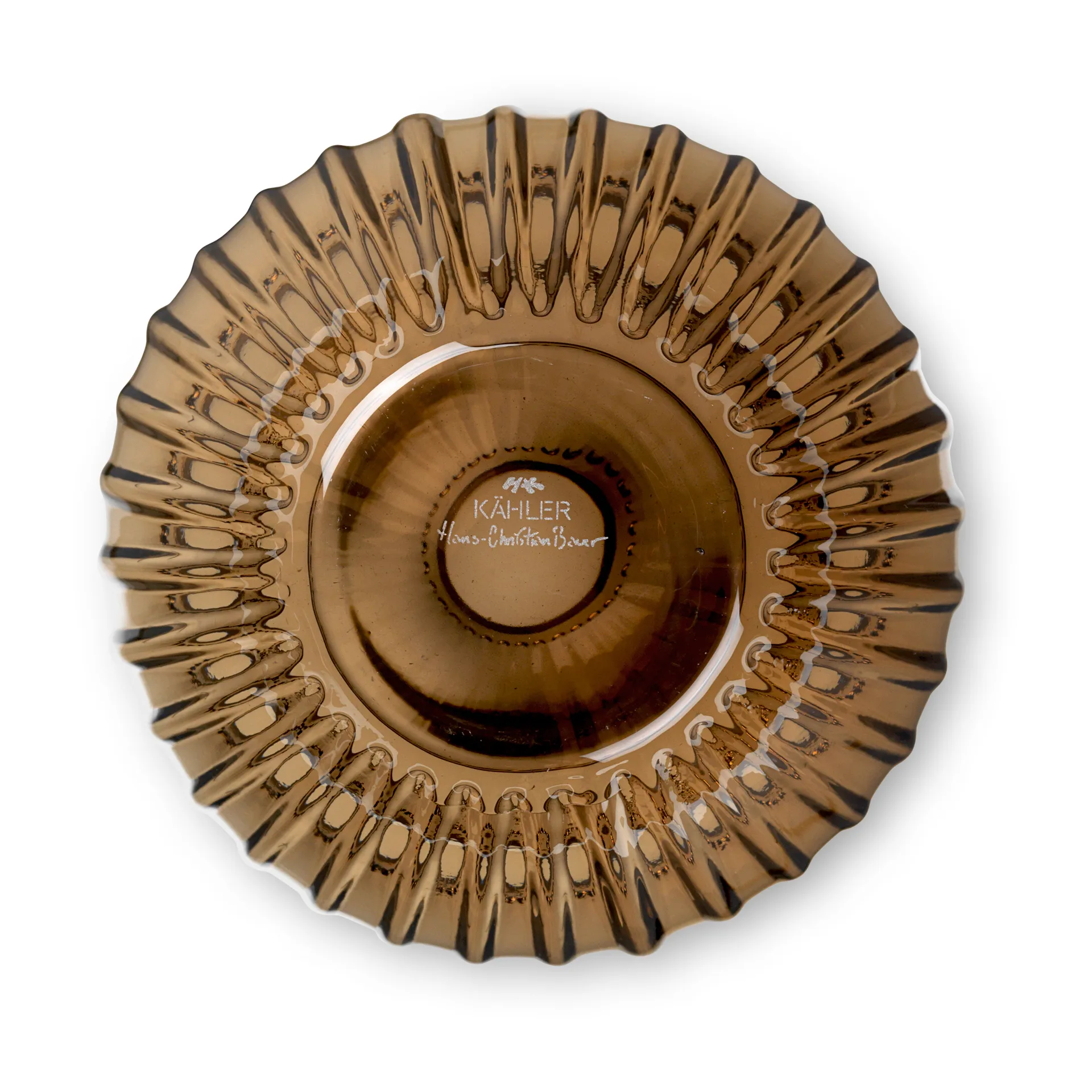 Hammershøi / ハンマースホイ ガラス花瓶 14 cm, Walnut Kähler | ケーラー