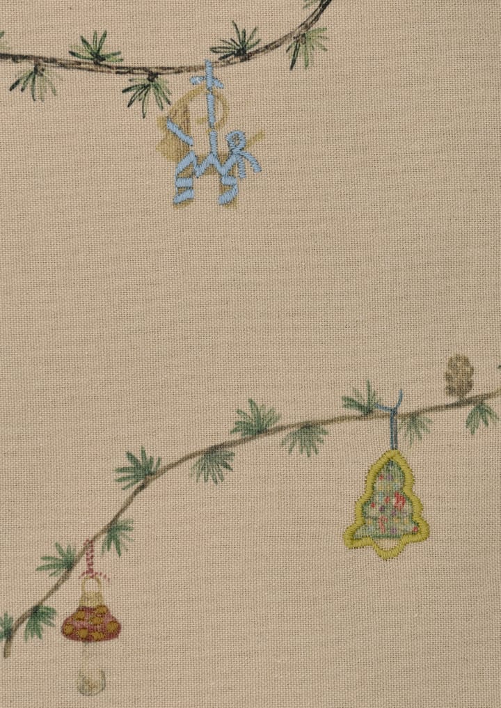 Hammershøi クリスマステーブルクロス ベージュ - 150x220 cm - Kähler | ケーラー