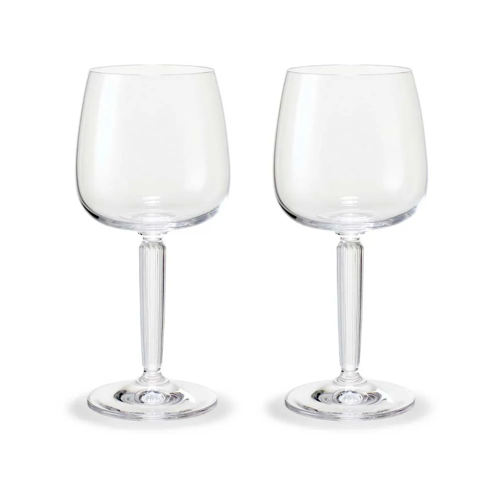 Hammershøi 白ワイングラス 35 cl 2個セット, Clear Kähler | ケーラー