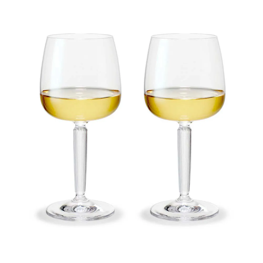 Hammershøi 白ワイングラス 35 cl 2個セット, Clear Kähler | ケーラー